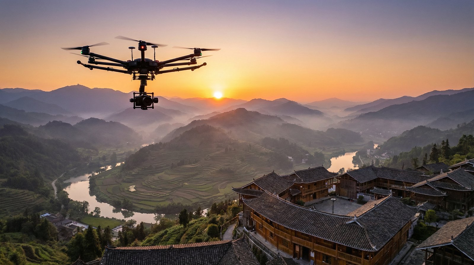 抖荫短视频航拍视频